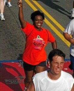 Mature woman running as an athlete 2 Timothy 2