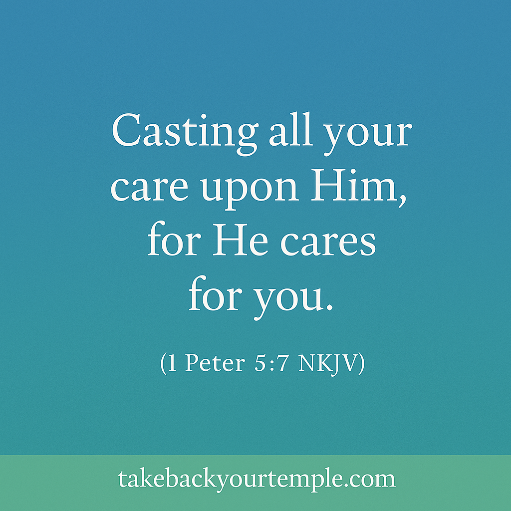 1 Peter 5:7 scripture